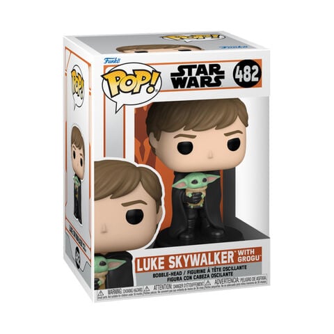 Figurine Funko Pop! N°482 - Star Wars - The Mandolorian - Luke Skywalker W/child